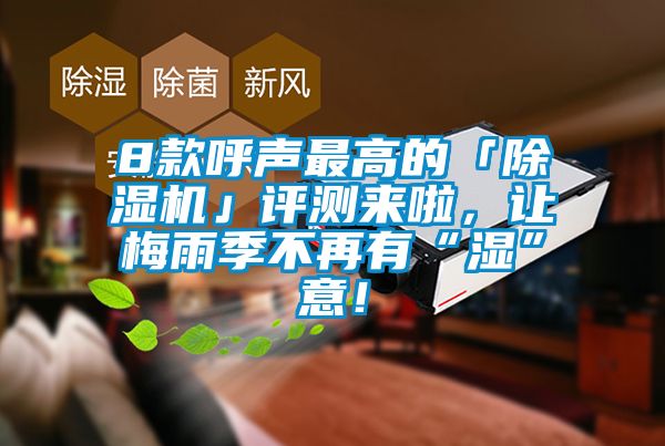 8款呼聲最高的「除濕機(jī)」評(píng)測(cè)來(lái)啦，讓梅雨季不再有“濕”意！