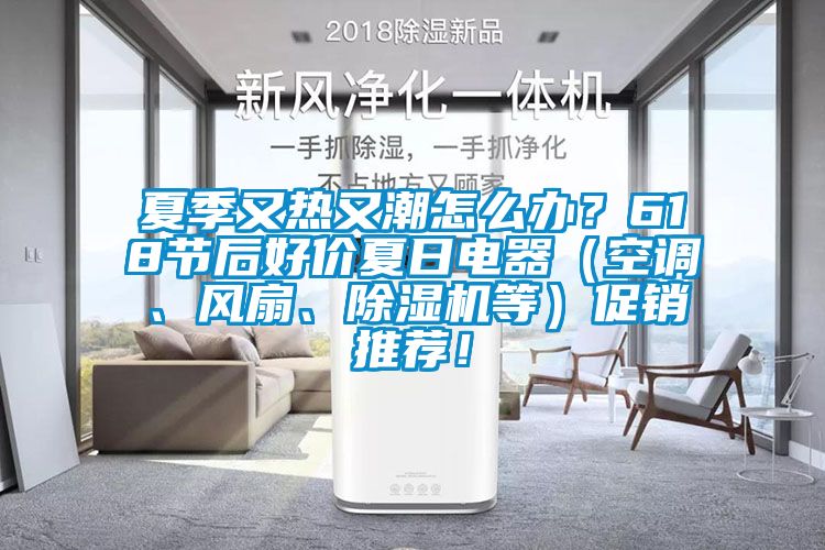 夏季又熱又潮怎么辦？618節(jié)后好價夏日電器（空調(diào)、風(fēng)扇、除濕機(jī)等）促銷推薦！