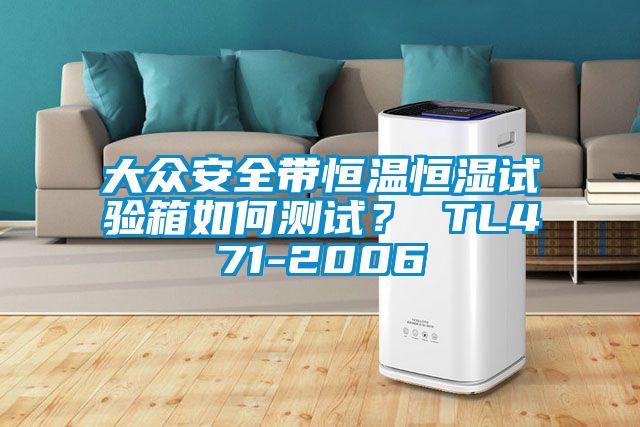 大眾安全帶恒溫恒濕試驗(yàn)箱如何測(cè)試？ TL471-2006
