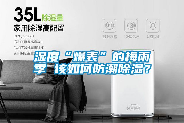 濕度“爆表”的梅雨季 該如何防潮除濕？