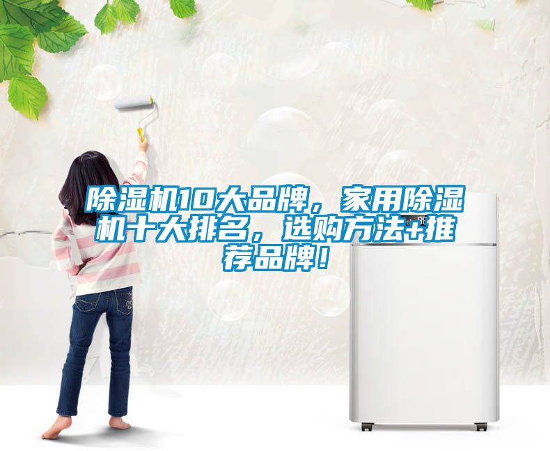 除濕機10大品牌，家用除濕機十大排名，選購方法+推薦品牌！