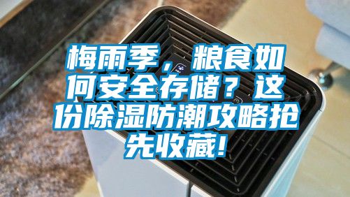 梅雨季，糧食如何安全存儲？這份除濕防潮攻略搶先收藏!