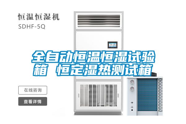 全自動(dòng)恒溫恒濕試驗(yàn)箱 恒定濕熱測試箱