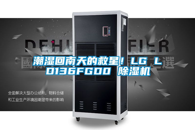潮濕回南天的救星！LG LD136FGD0 除濕機(jī)