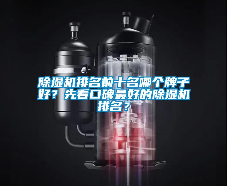 除濕機排名前十名哪個牌子好？先看口碑最好的除濕機排名？
