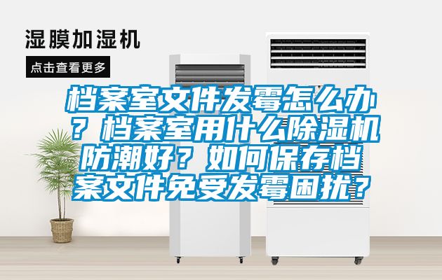 檔案室文件發(fā)霉怎么辦？檔案室用什么除濕機(jī)防潮好？如何保存檔案文件免受發(fā)霉困擾？