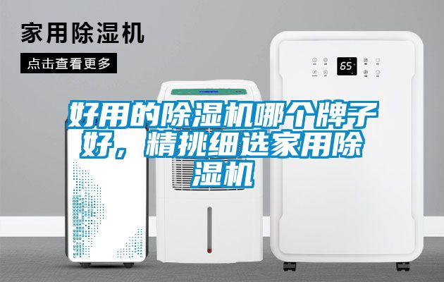 好用的除濕機哪個牌子好，精挑細選家用除濕機