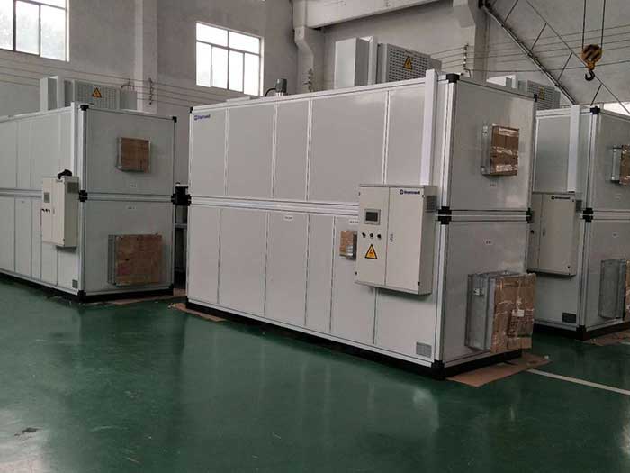 濟南銘威化工鋰電池鈷酸鋰零下40℃露點，三臺全新風轉輪除濕機組